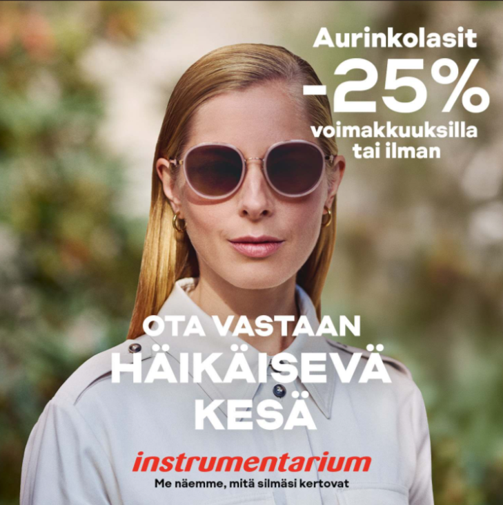 Aurinkolasit vahvuuksilla tai ilman 