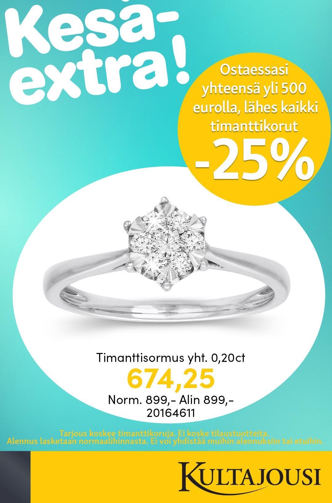 Timanttikorut kesäextra