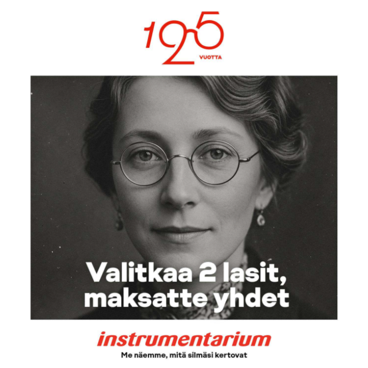 Kahdet lasit yhden hinnalla