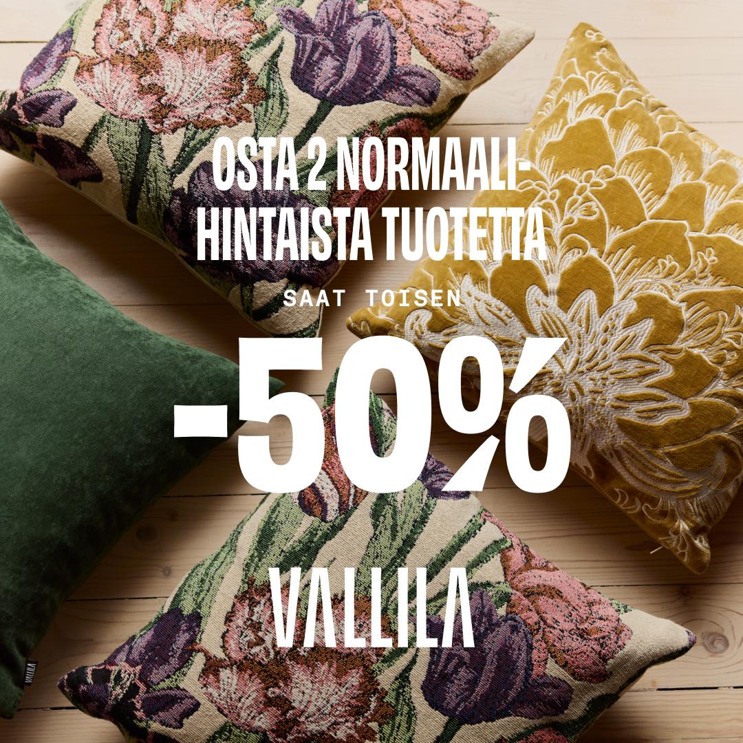 Osta 2, edullisempi tuote -50%