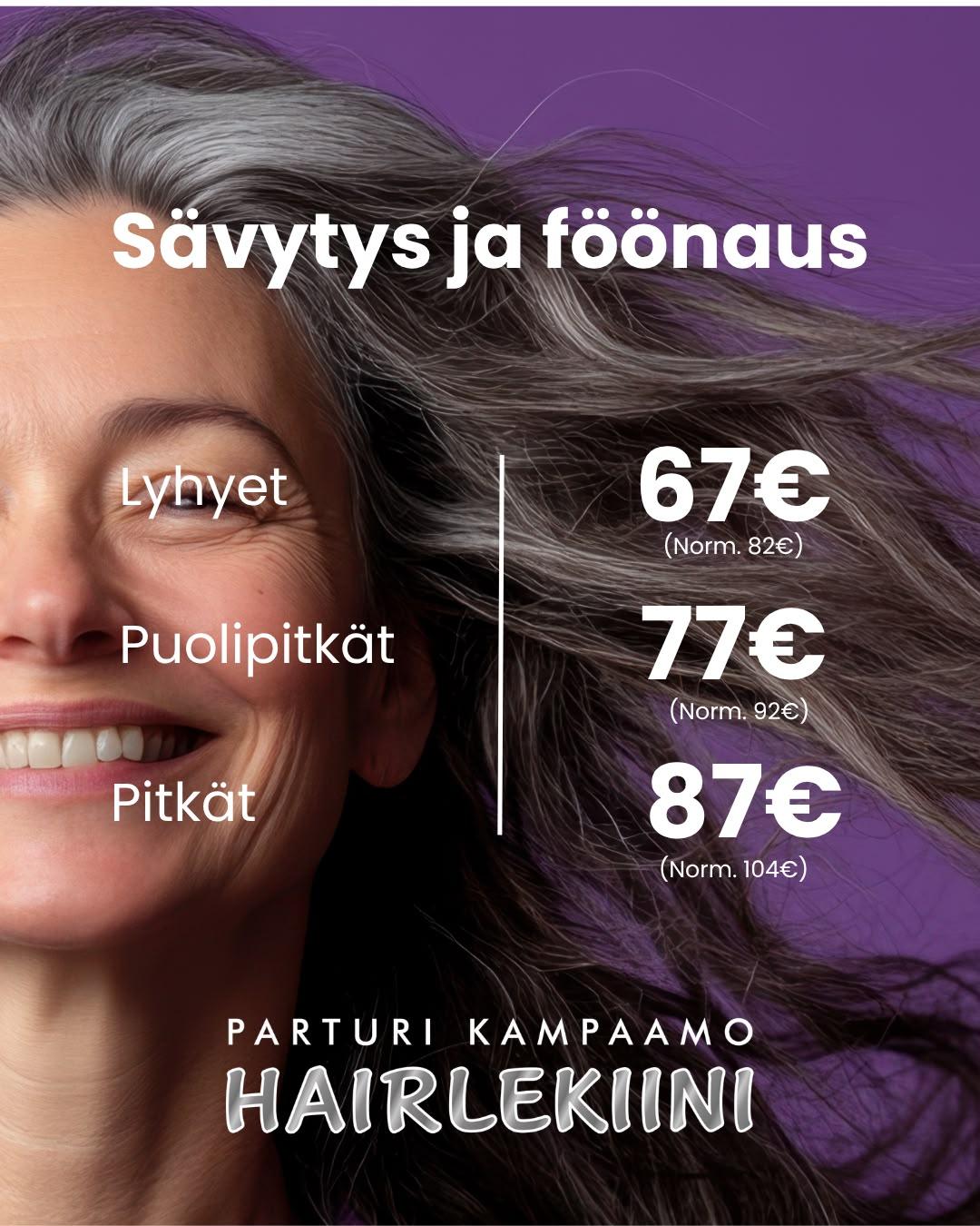 Sävytys ja föönaus
