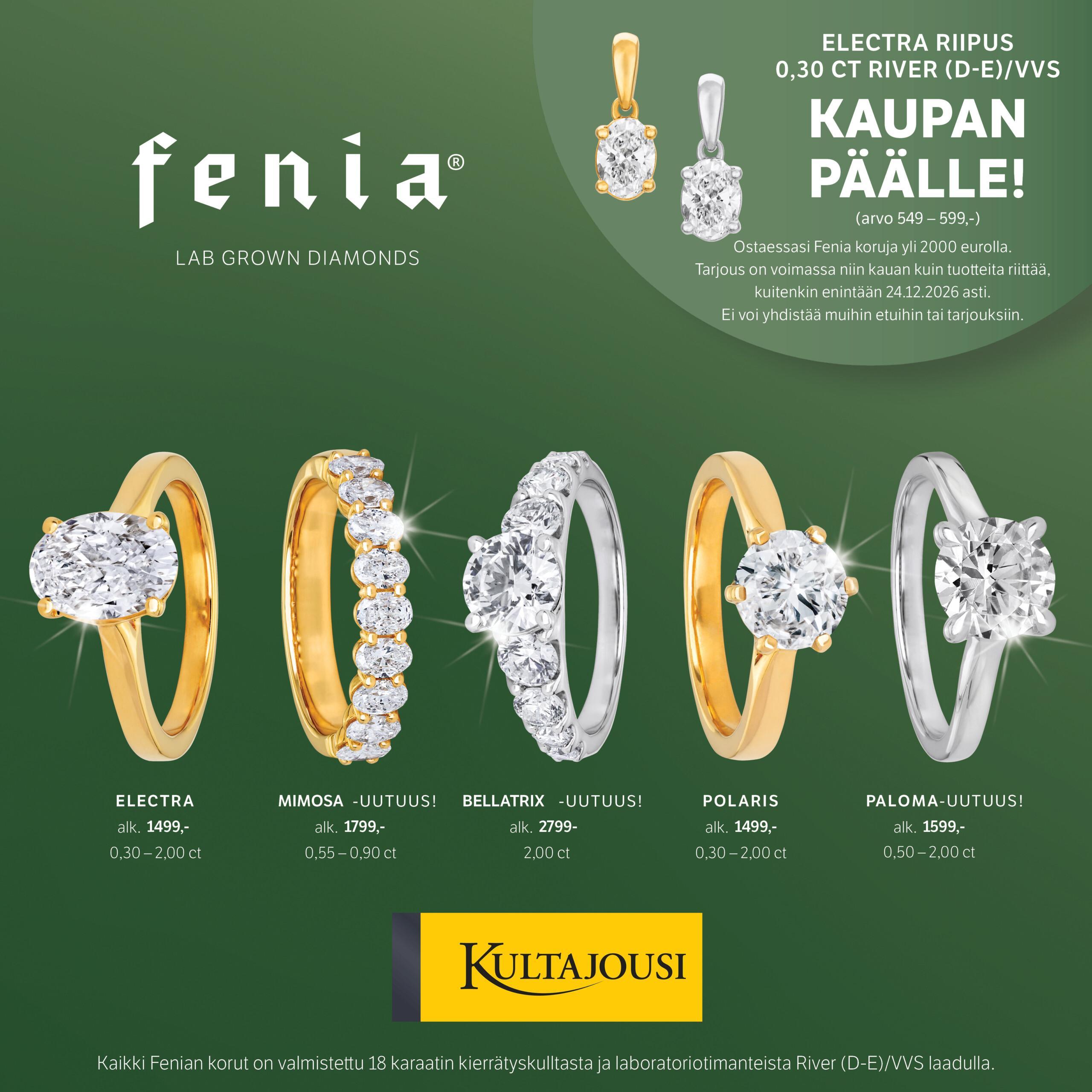 Timanttiriipus kaupan päälle!